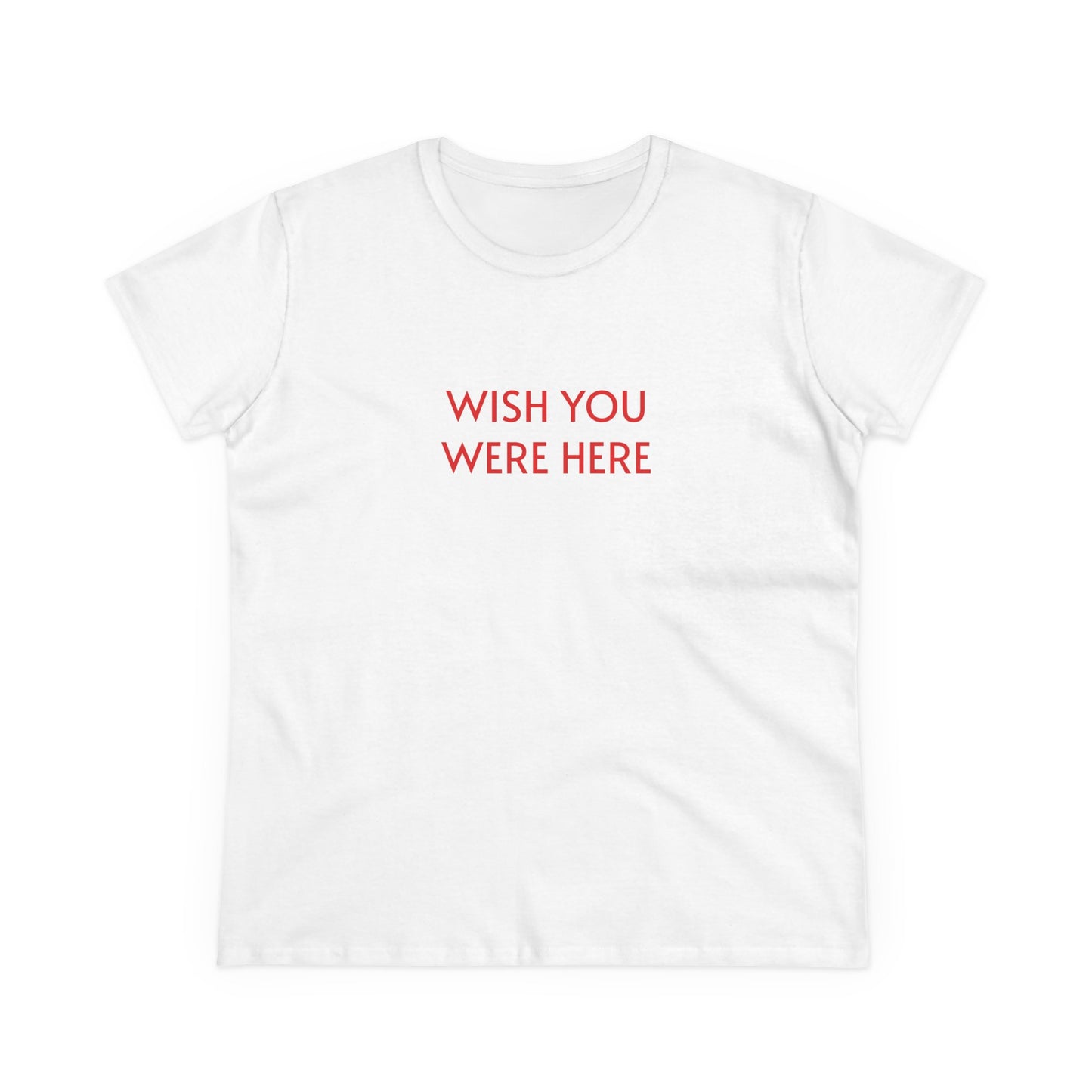 Women's Tee 'Wish you were here'