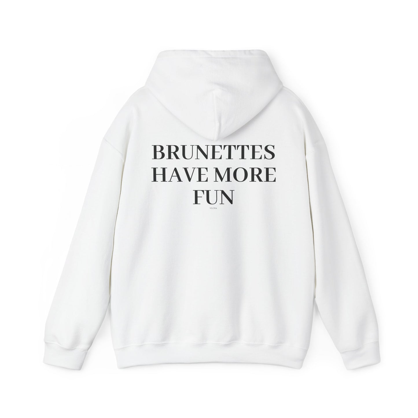 Oversized Women's Hoodie 'Brunettes Have More Fun'